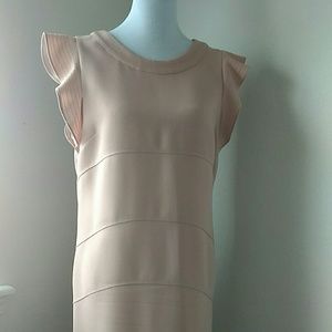 Ann Taylor flutter sleeve dress
